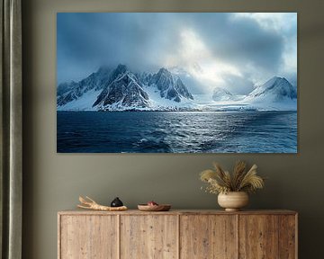 Winter aan de Noorse kust