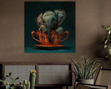 Cup of Elephant by But First Framing