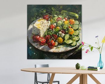 Griechischer Salat von ARTEO Gemälde