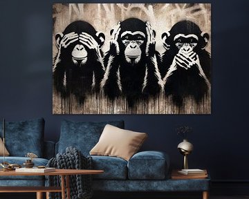 Drie wijze apen van Andreas Magnusson