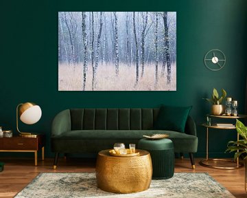 Silver birches by Esmeralda holman