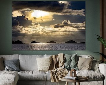 Impressive sea views, at Indonesia's Sunda archipelago