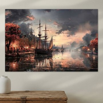 Historische haven van Kees van den Burg