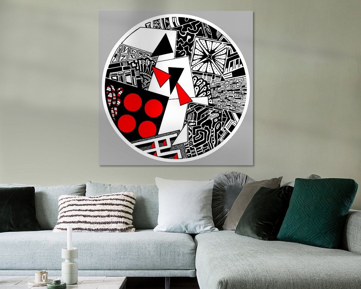 Example of the artwork in a room