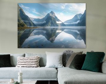 Spiegelungen im See