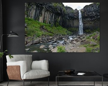 Svartifoss the black waterfall by Ab Wubben