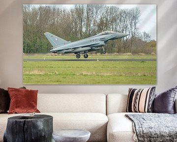 Décollage de l'Eurofighter Typhoon allemand. sur Jaap van den Berg