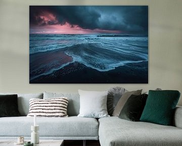 Magisch licht op de Atlantische Oceaan