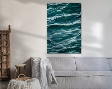 Whispers of the Deep - Ocean Waves in Monochrome by Femke Ketelaar