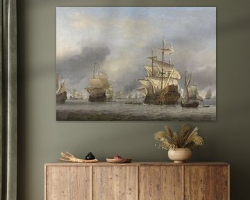 VOC Zeeslag schilderij: De verovering van de Royal Prince