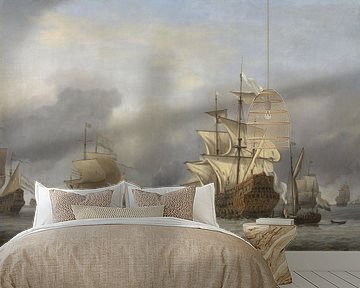 VOC Zeeslag schilderij: De verovering van de Royal Prince