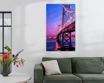 Golden Gate Bridge San Francisco van Ngasal Studio