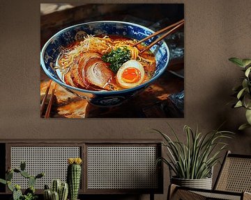 Noodle Watercolour | Windows Artwork sur Tableaux ARTEO