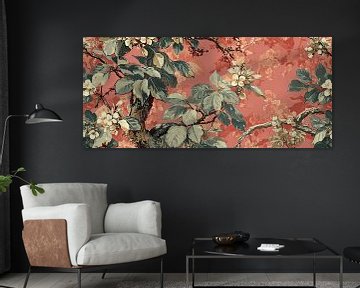 Rustige Flora Elegantie | Bloemen Schilderij van De Mooiste Kunst