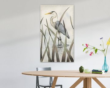 Ode to the heron by Marieke Nelissen