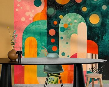Surprising and colourful, modern and abstract by Studio Allee