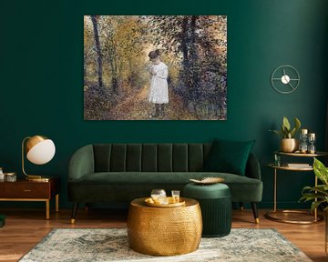 Pierre Auguste Renoir in het bos van Digital Art Studio