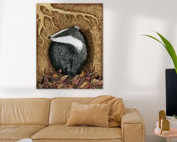 Ode to the badger by Marieke Nelissen