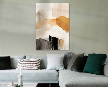Harmony in Earth tones and Black by Color Square