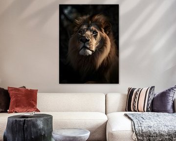 Lion en Afrique V1 sur drdigitaldesign