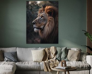 Löwe in Afrika V3 von drdigitaldesign