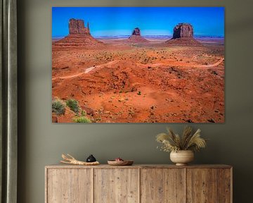 Ikonisches Bild von Monument Valley, Arizona, USA von Rietje Bulthuis