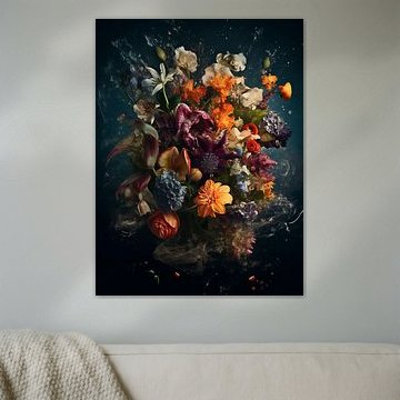 Aquaflorale Droom | Bloemen expolosie