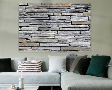 Liscannor natural stone wall by Western Exposure