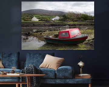 Irlande - Burren - Muckinish - Petit bateau de pêche sur Western Exposure