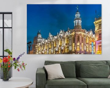 Gran Teatro de La Habana in the evening by Christian Schmidt