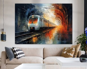Train journey by Kees van den Burg