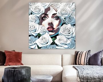 Lady White Rose by Quinta Mandala