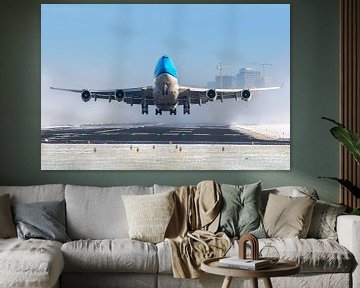 KLM Cargo 747 vertrekkend vanaf Amterdam Airport Schiphol van Rutger Smulders