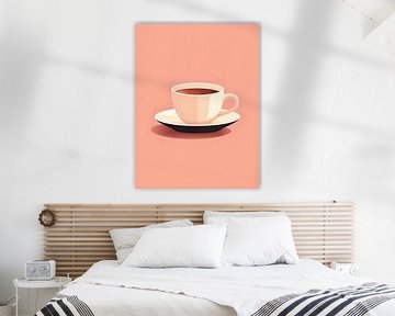 Tasse de café abstraite V5 sur drdigitaldesign