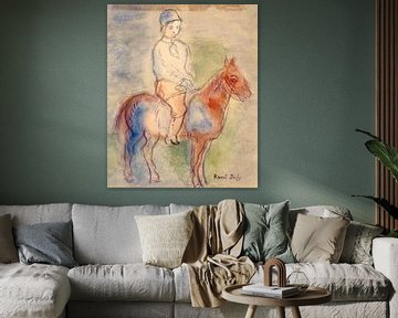 Raoul Dufy - Kind auf Pferd von Peter Balan