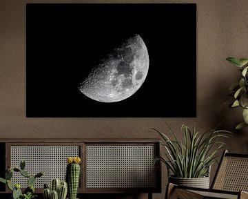 The Moon and its Dark side by Sjoerd van der Wal Photography