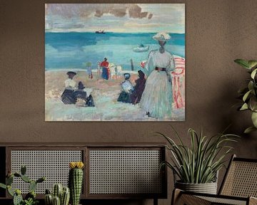 Raoul Dufy - Het strand (1902) van Peter Balan