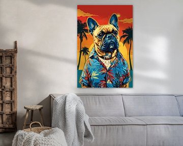 Bulldog in the Summer van De Mooiste Kunst