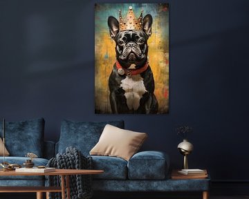 Bulldog The King | Bulldog van De Mooiste Kunst