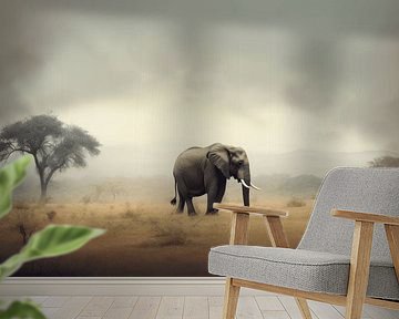 Solitaire Grandeur - Olifant in de Mist