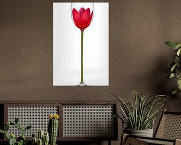 Tulpe Eleganz von De Muurdecoratie