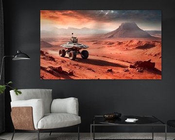 Mars met landschap van Mustafa Kurnaz