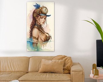 Steampunk Woman X