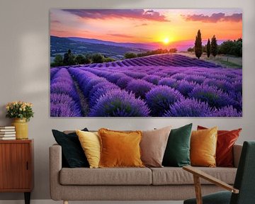 Purple Splendour at Setting Sun by Vlindertuin Art