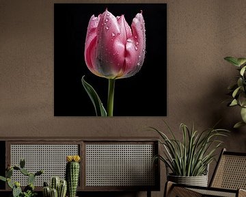 Tulpe rosa von TheXclusive Art