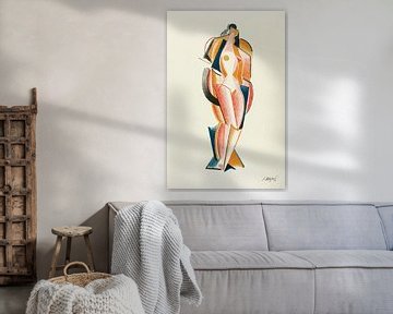 Nude drawing in the style of Auguste Rodin by Peter Balan