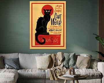 Chat noir poster van H.Remerie Photography and digital art