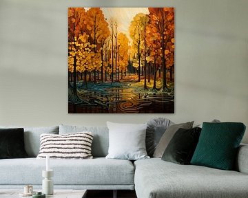 Herfst in het bos artistiek van TheXclusive Art