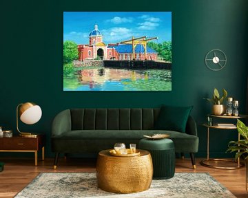 Leiden Morspoort Painting by Kunst Company