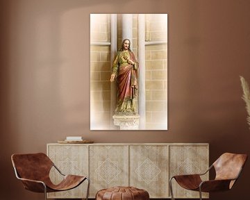 Bild von Jesus mit dem Heiligen Herzen von Jurjen Jan Snikkenburg